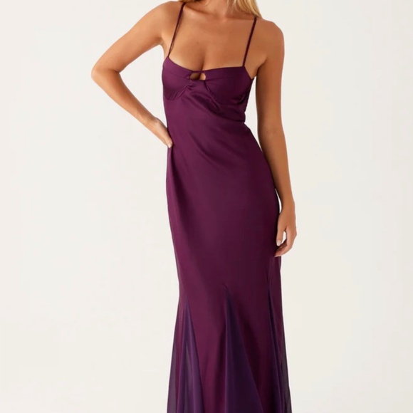 NWT Peppermayo Exclusive - Ravello Maxi Dress - Mulberry Size 4 - Picture 2 of 8